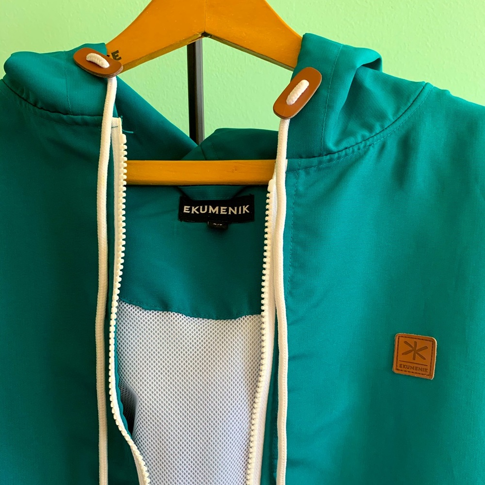 Ekumenik Teal Post-Surf Jacket (unisex) Small